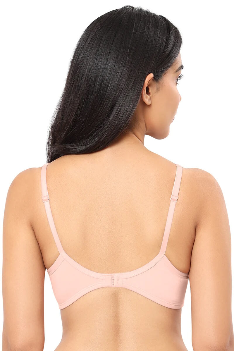 Amante Impatiens Pink Padded Non-Wired T-Shirt Bra #BRA10202