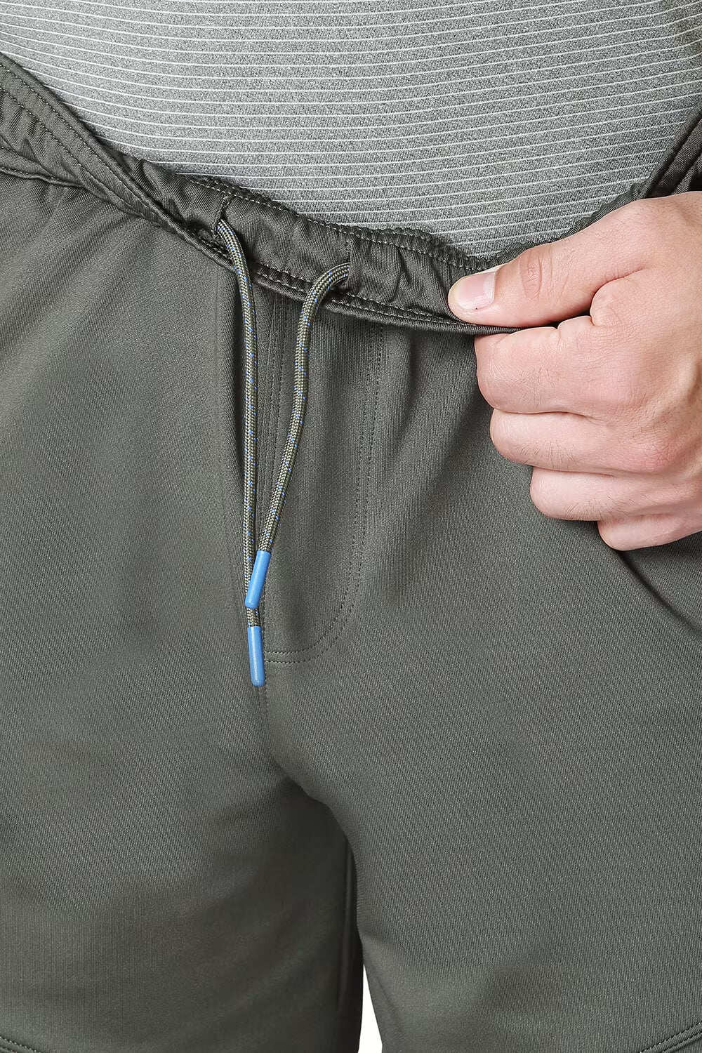 Van Heusen Olive Active Shorts for Men #51001