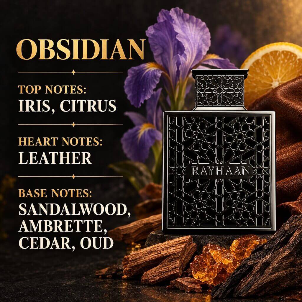 Rayhaan Obsidian for Men 100ml EDP