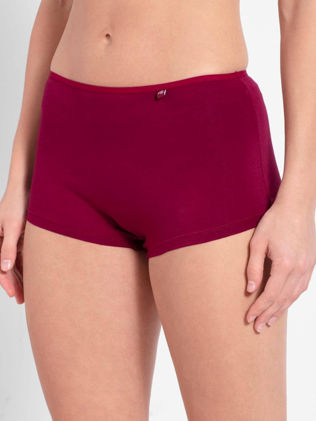 Jockey Beet Red Boy Leg Brief for Women #SS04