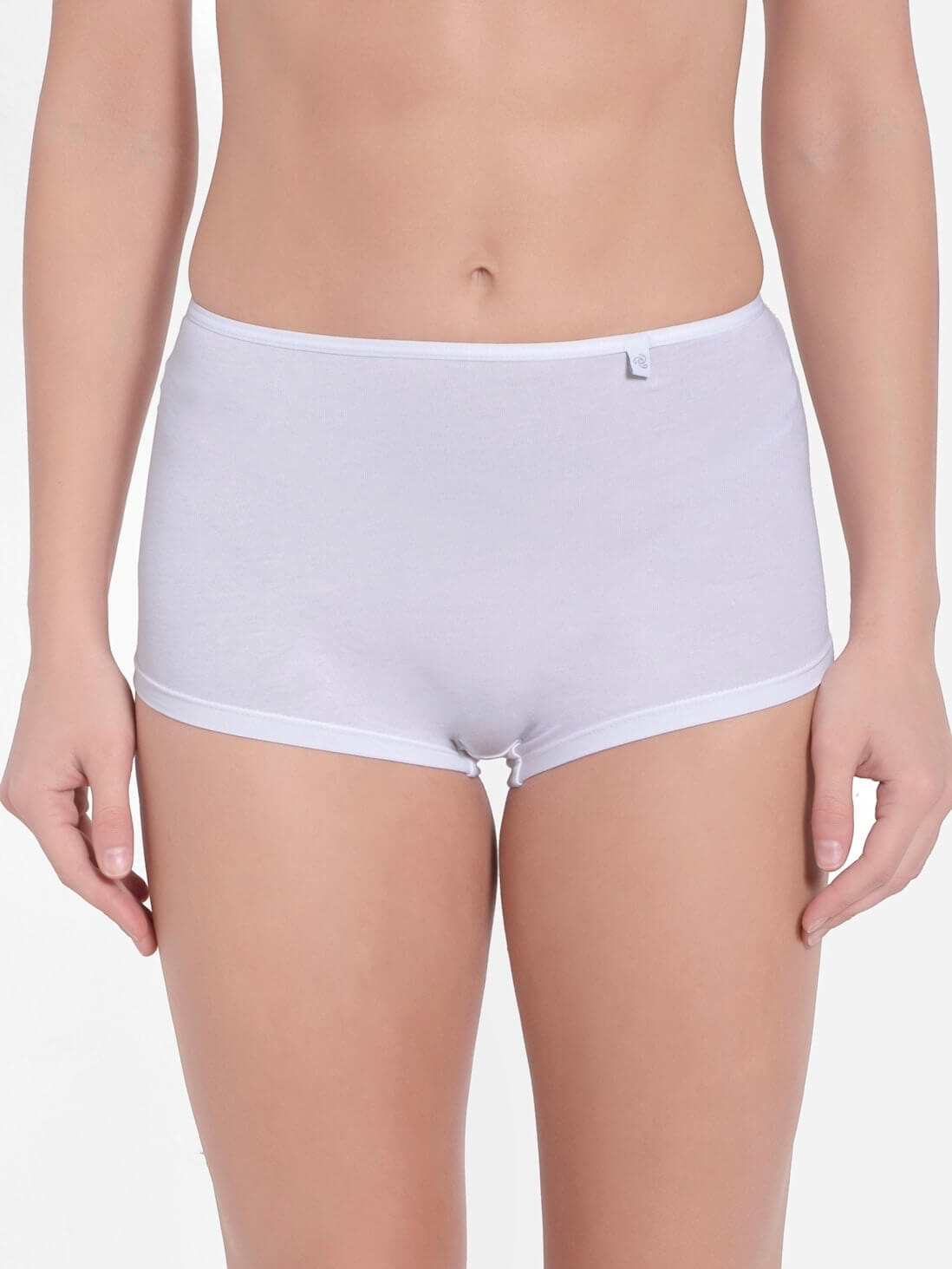 Jockey White Boy Leg Brief for Women #SS04