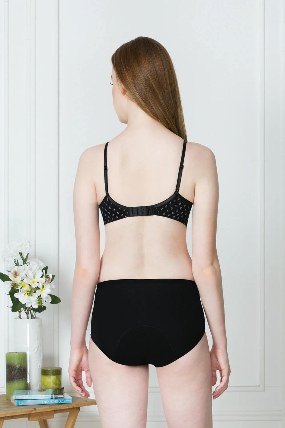 Van Heusen Black Print Non Padded Shaper Bra #11001