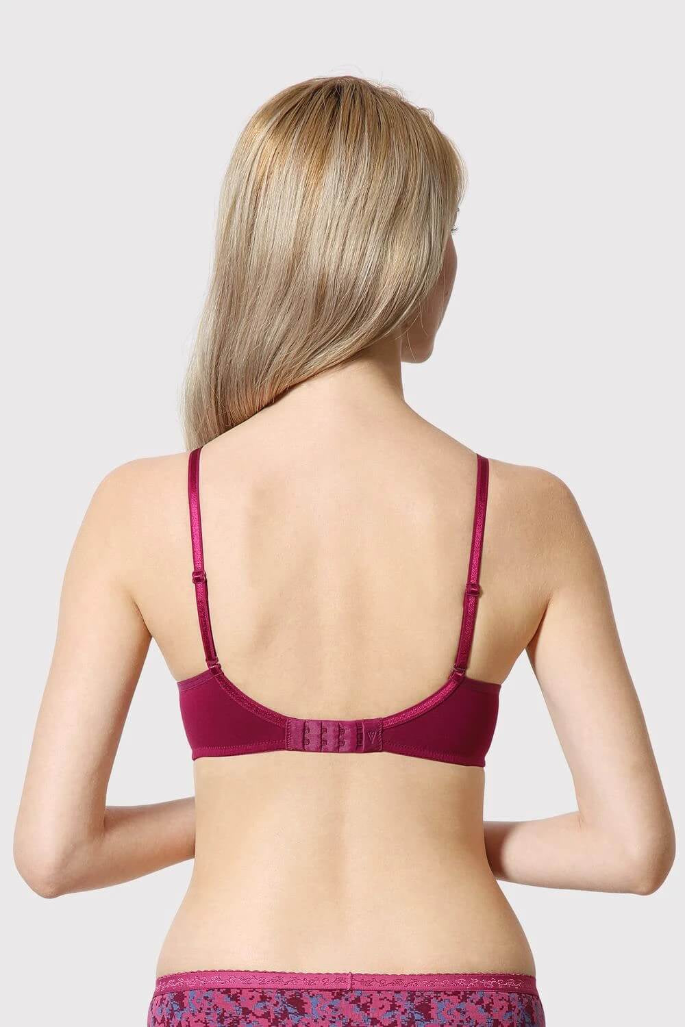 Van Heusen Burgundy Non Padded Shaper Bra #11001