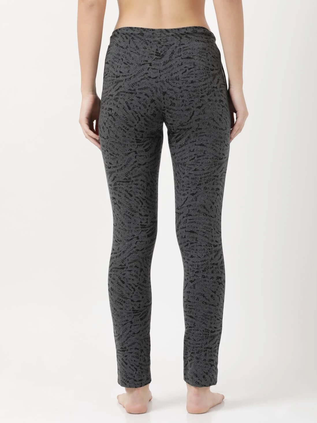Jockey Charcoal Print Lounge Pants for Women #1301