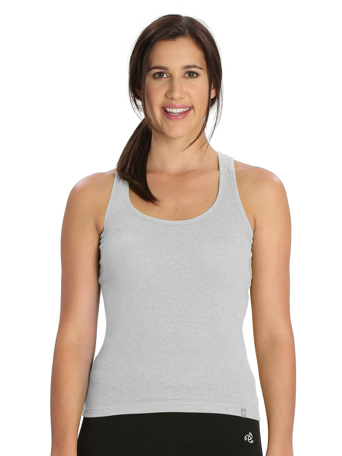 Jockey Grey Racerback Tank Top for Women #1467