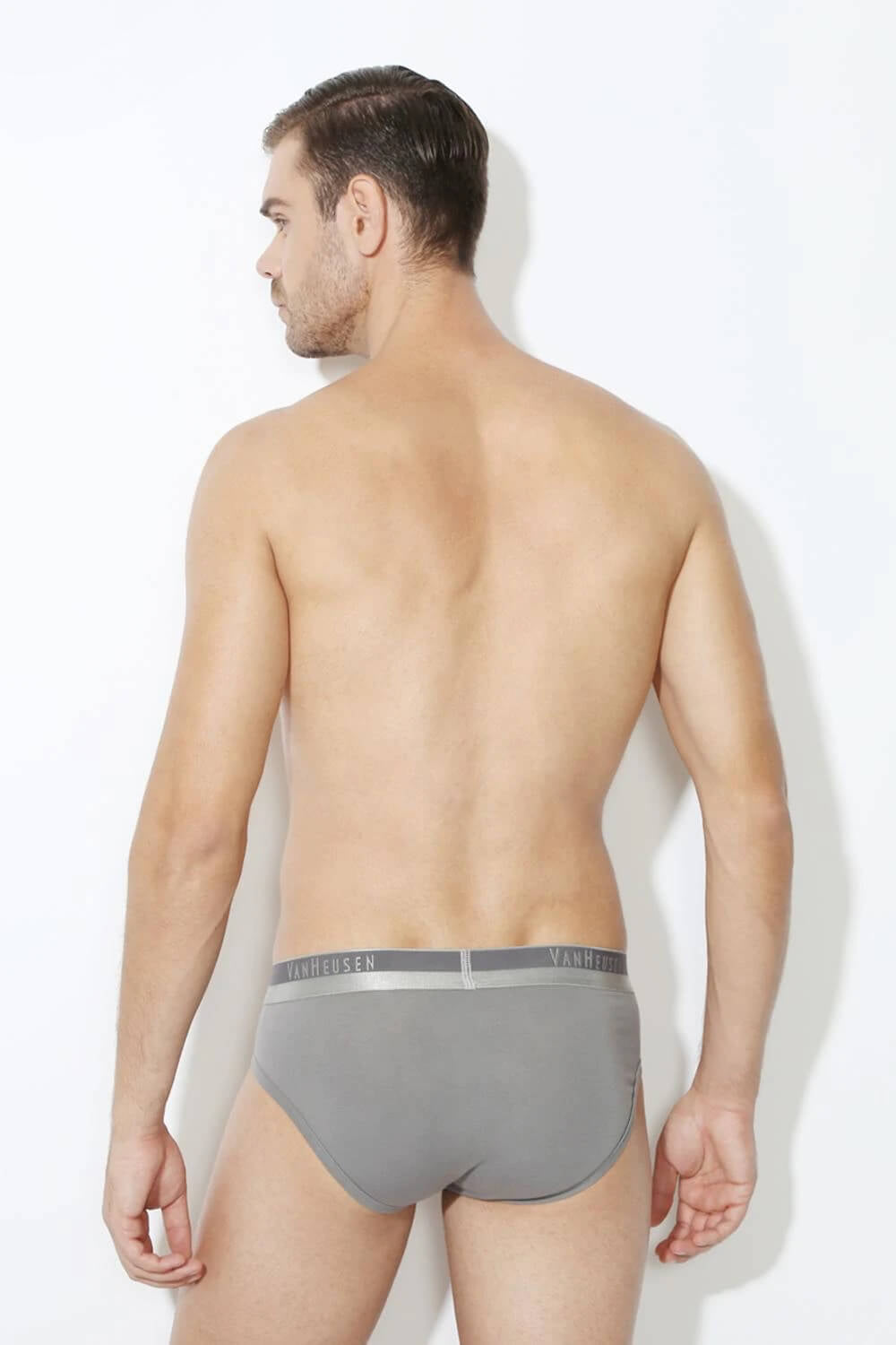 Van Heusen Grey Pima Cotton Brief for Men #20002