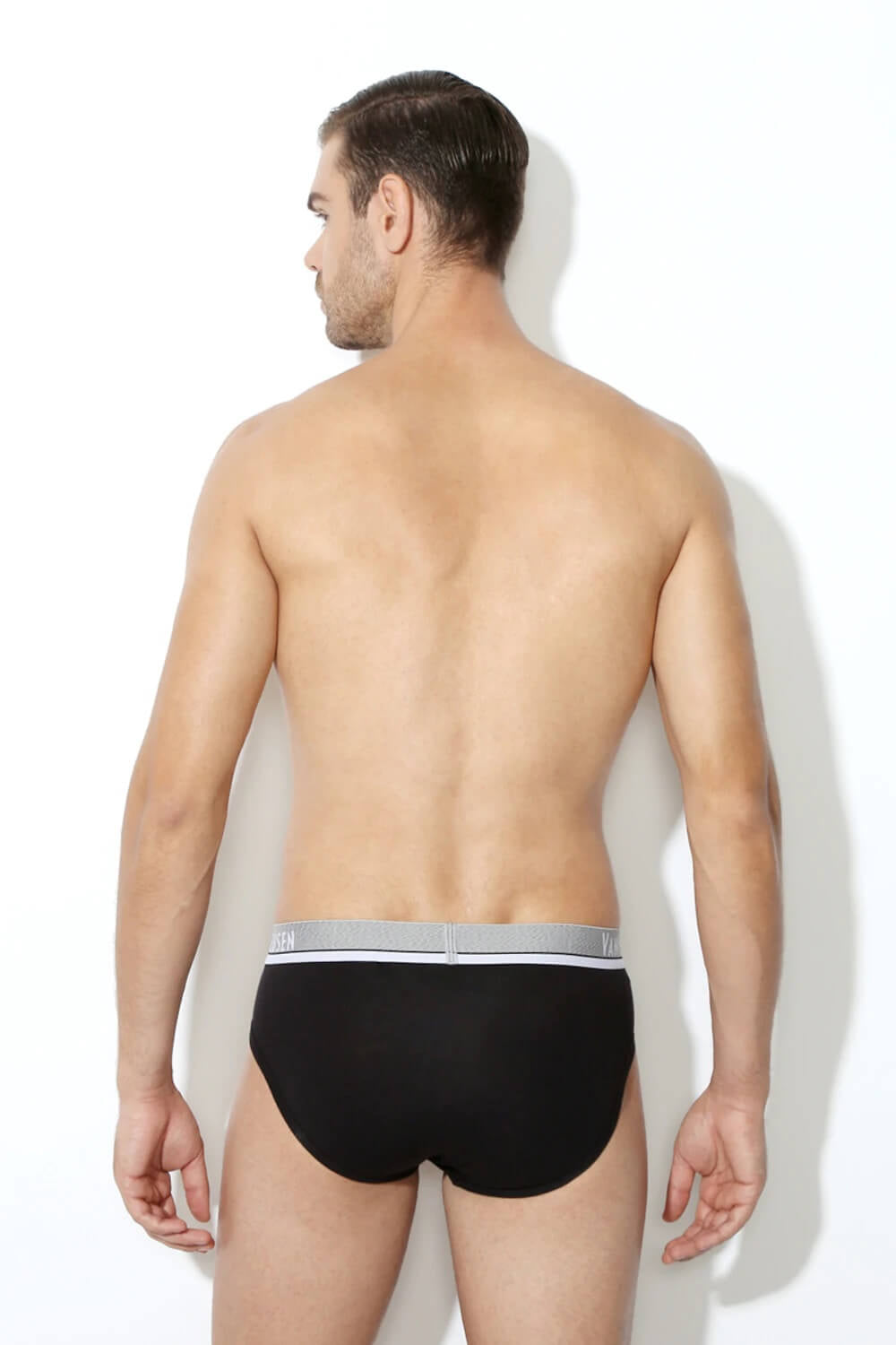 Van Heusen Black Brief for Men #20004