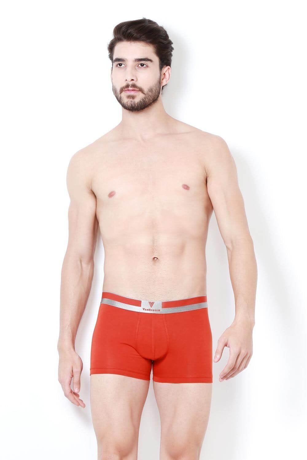 Van Heusen Orange Pima Cotton Trunk for Men #20042