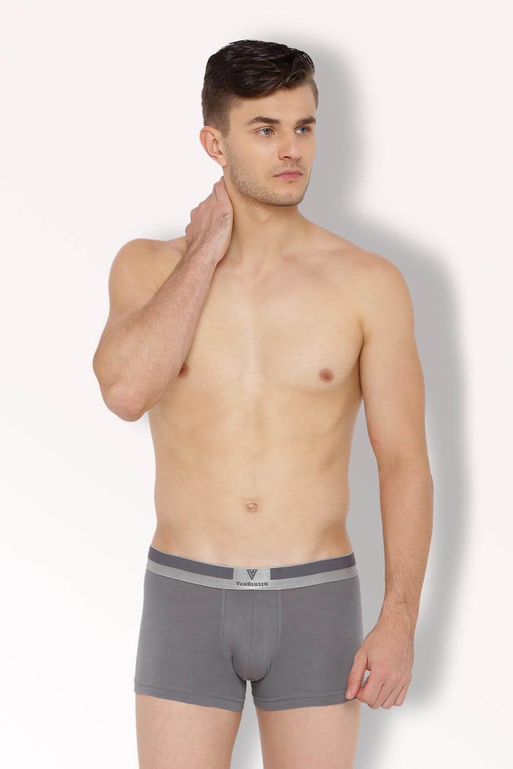 Van Heusen Grey Pima Cotton Trunk for Men #20042
