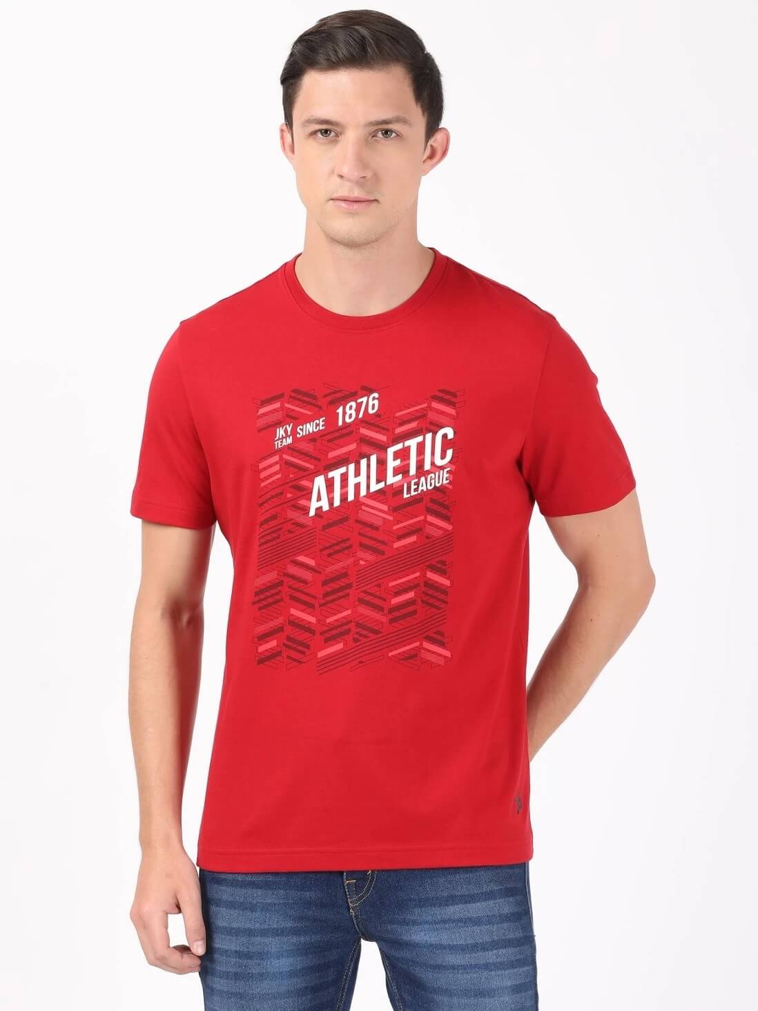 jockey red t shirt