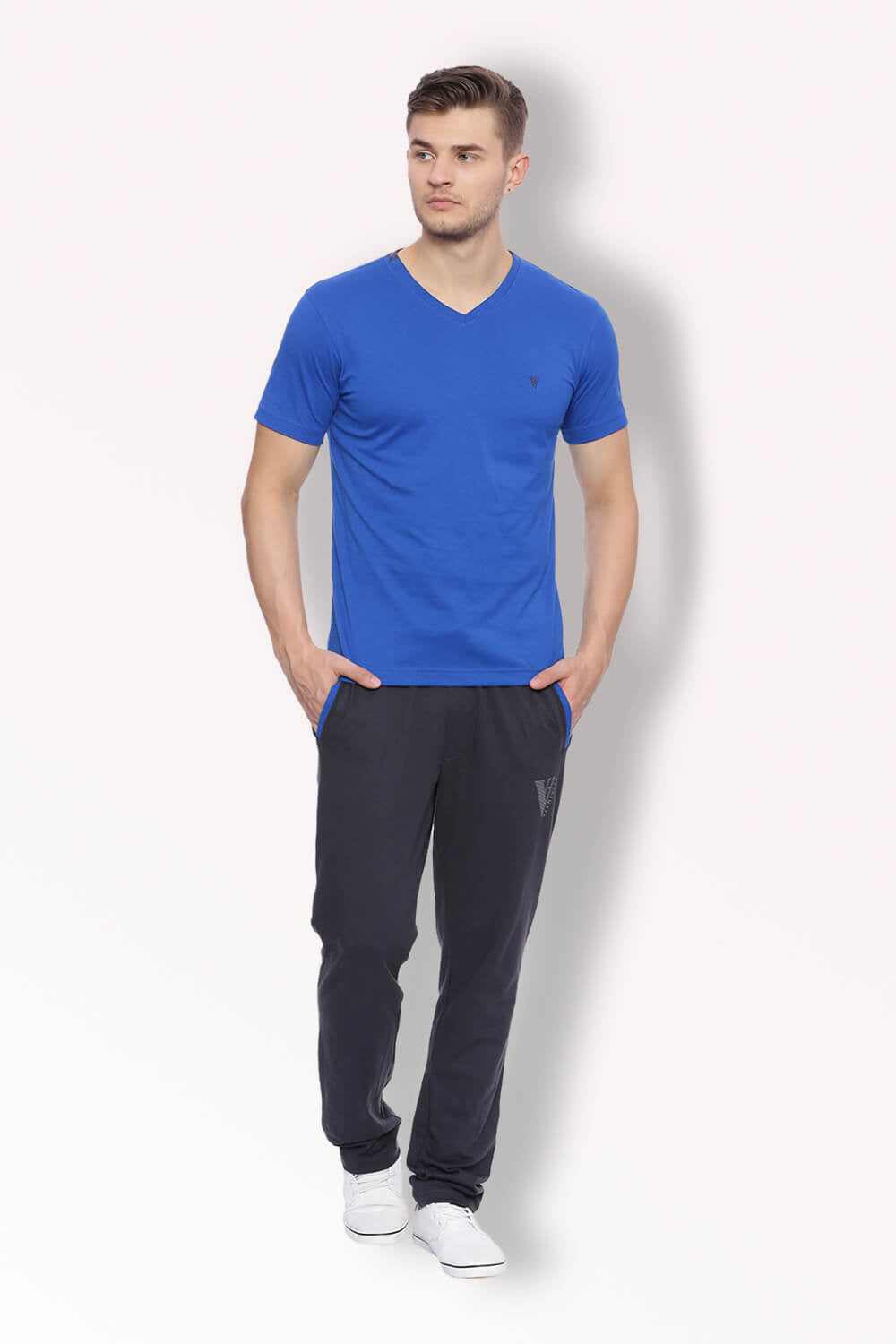 Van Heusen Graphite Track Pant for Men #50043