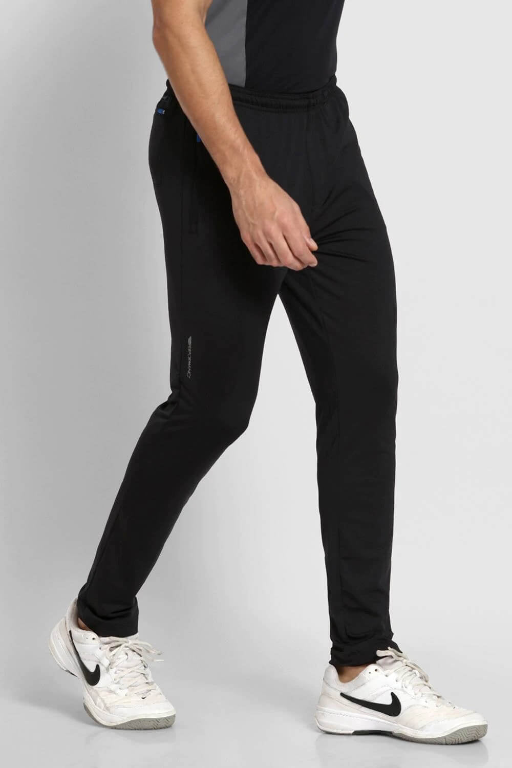 Van Heusen Black Active Track Pant for Men #51041