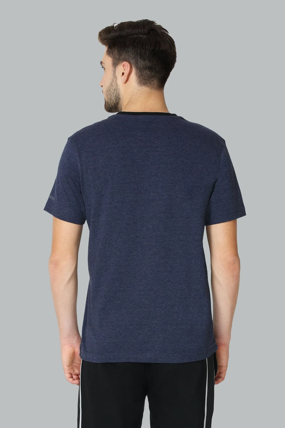 van heusen 60001 blue melange back