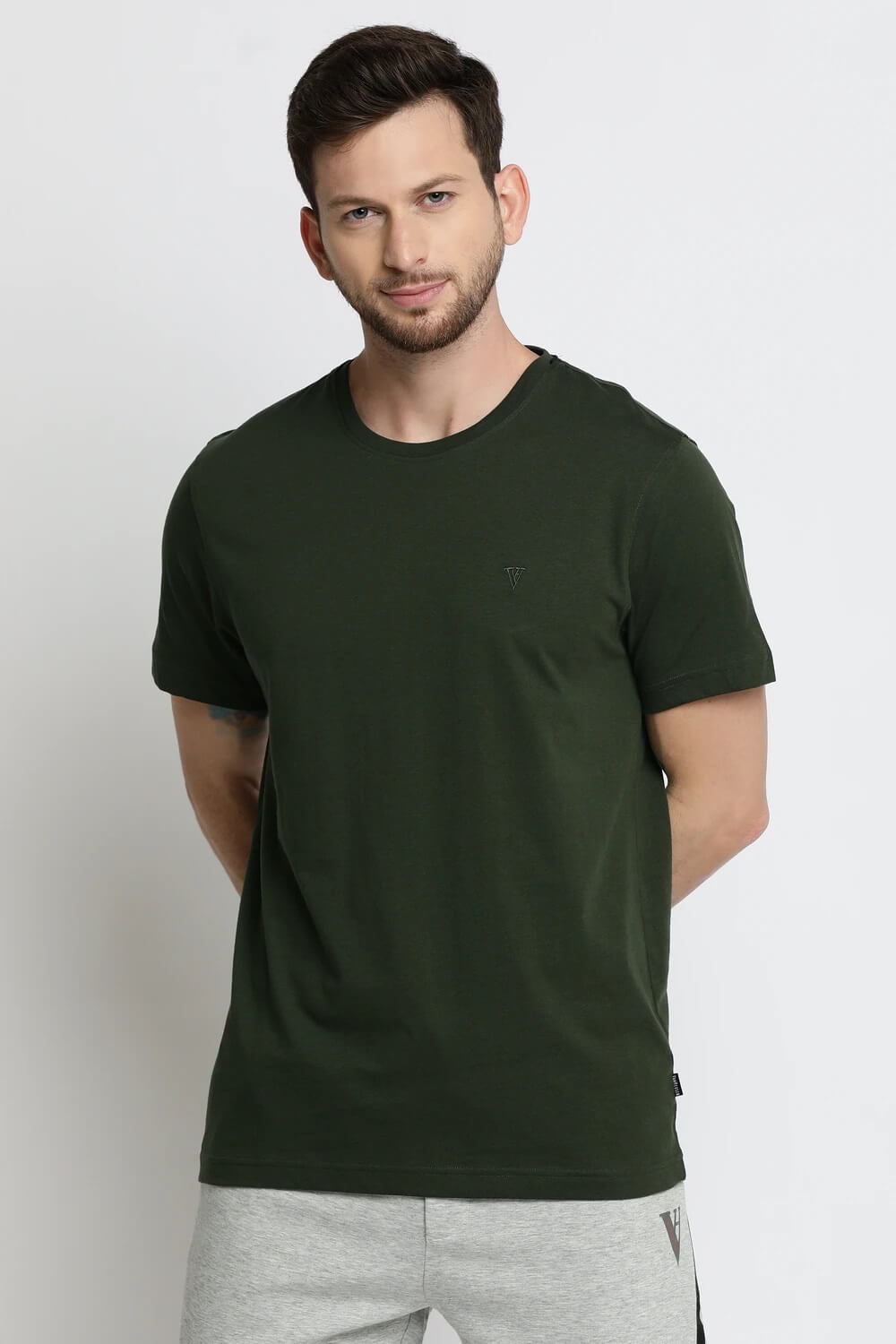 Van Heusen Green Tshirt for Men #60021 – Route2Fashion