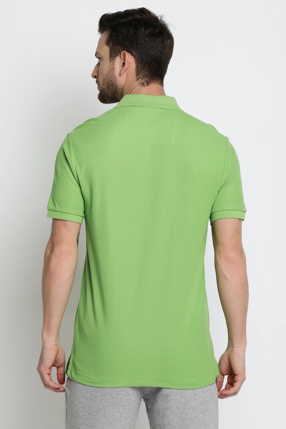 Van Heusen Green Polo Tshirt for Men #60032