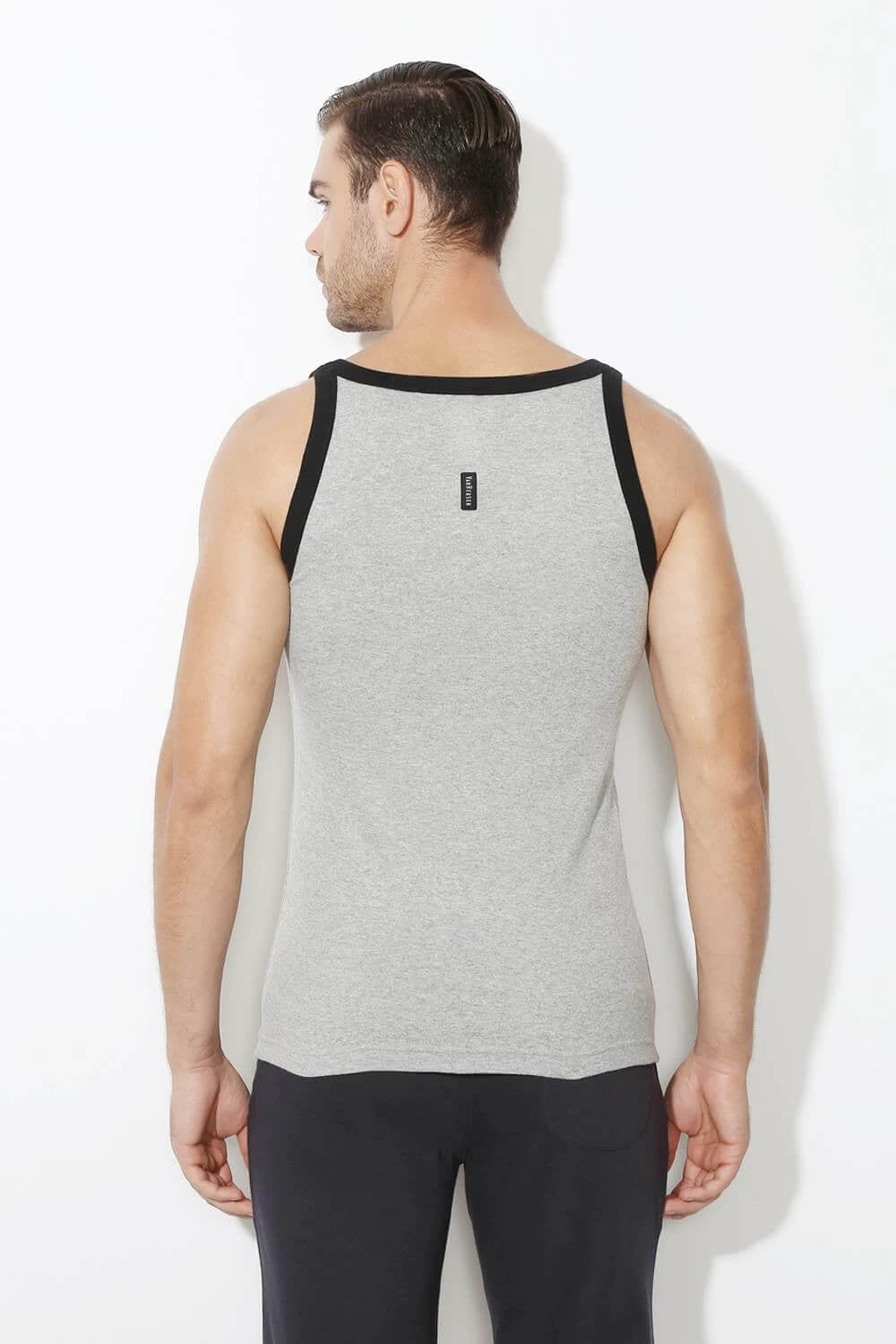 Van Heusen Grey Racer Vest for Men #60072