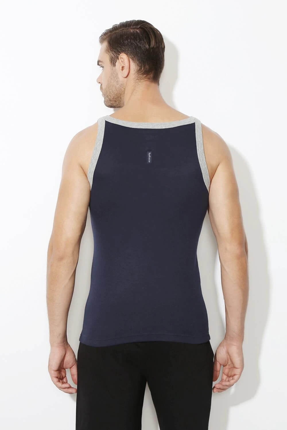 Van Heusen Navy Racer Vest for Men #60072