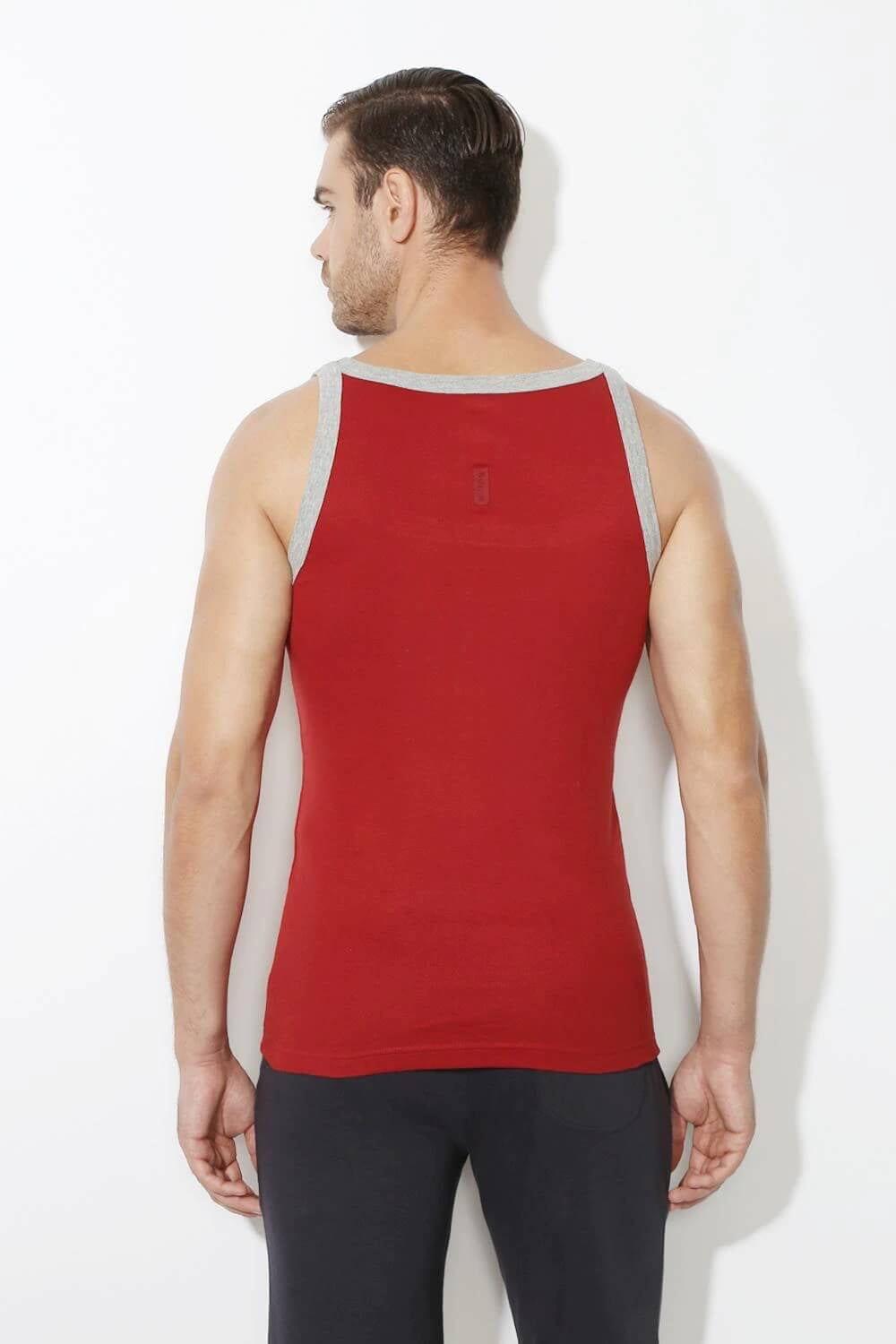 Van Heusen Tomato Racer Vest for Men #60072