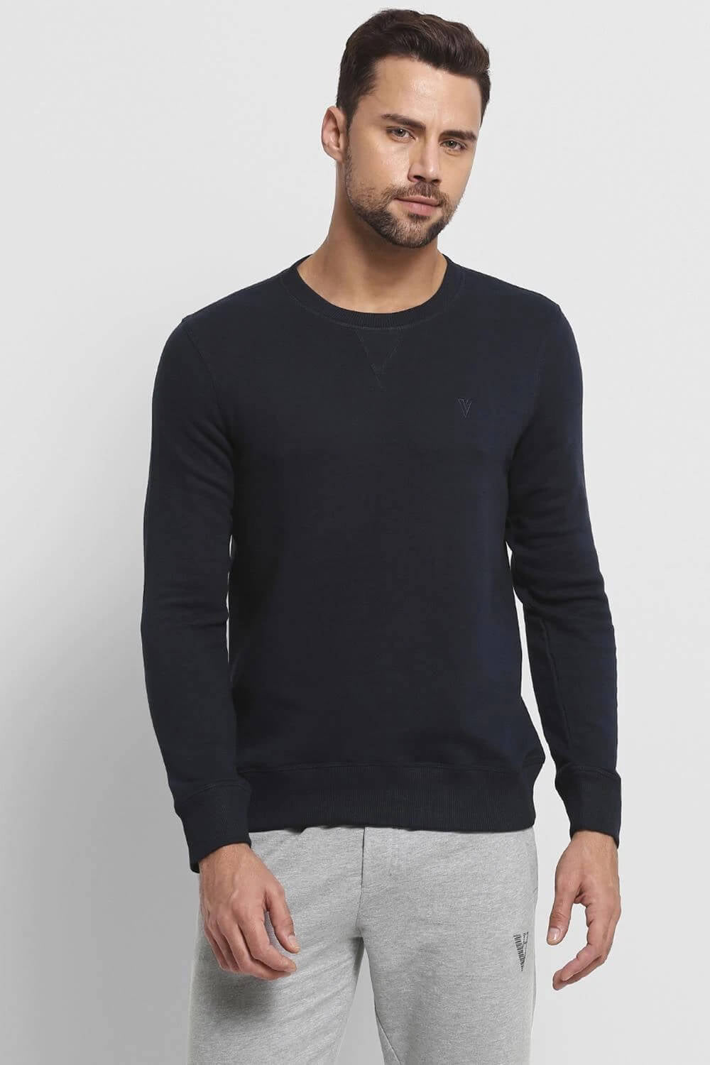Van Heusen Navy Sweatshirt for Men #60076