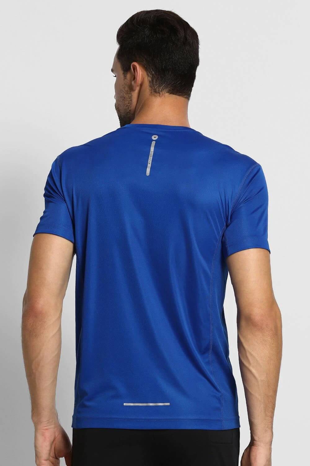 Van Heusen Blue Dry Fit Tee for Men #61002