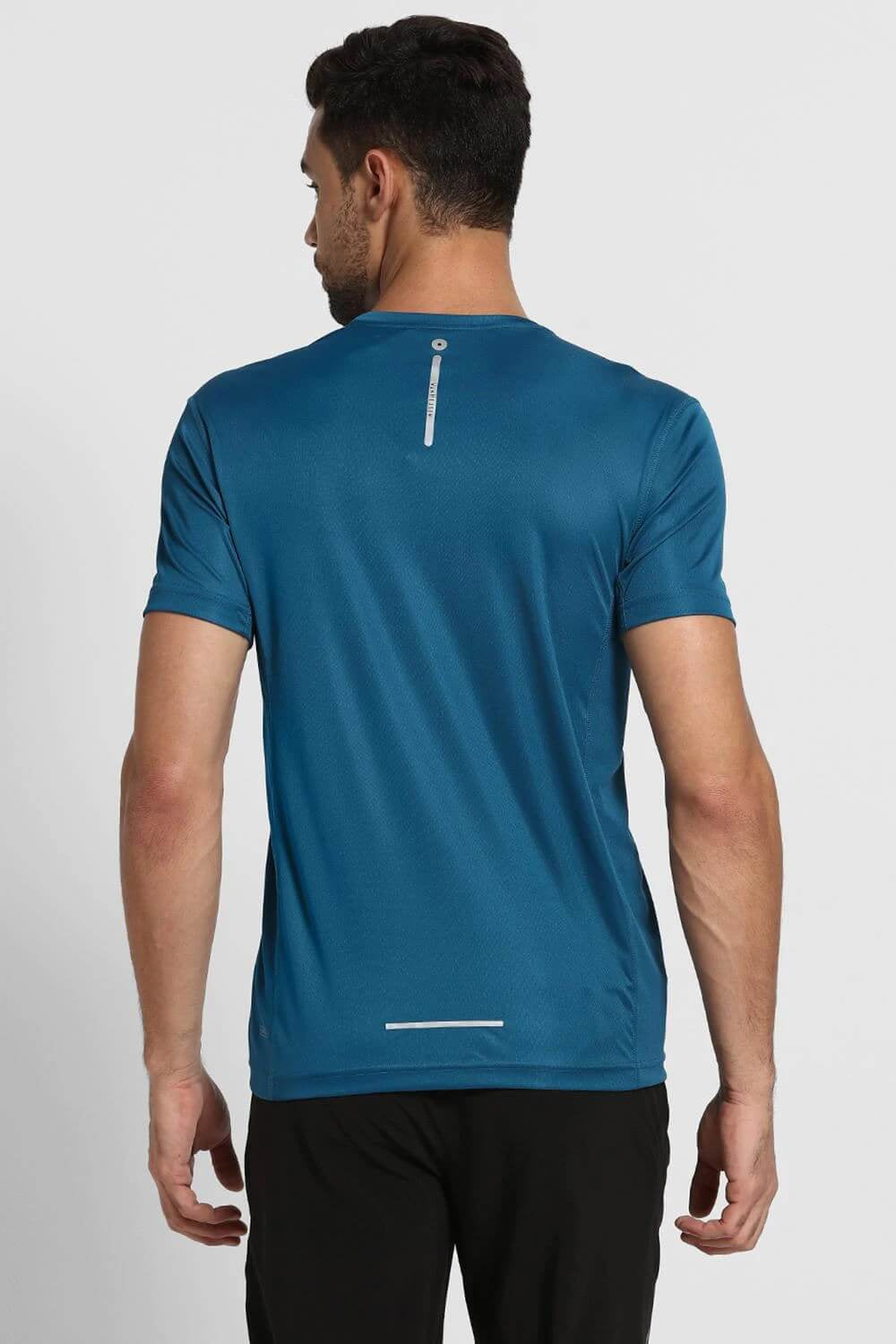 Van Heusen Teal Dry Fit Tee for Men #61002