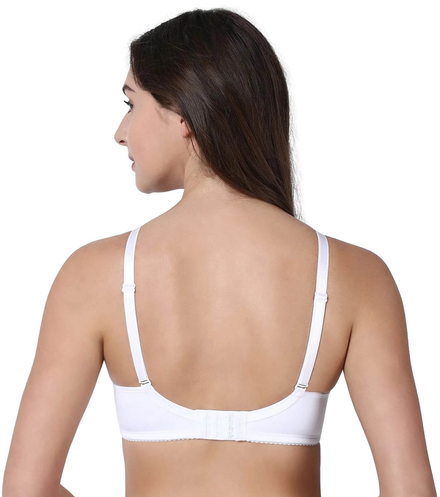 Enamor White Non Padded Long Lasting Bra #A025