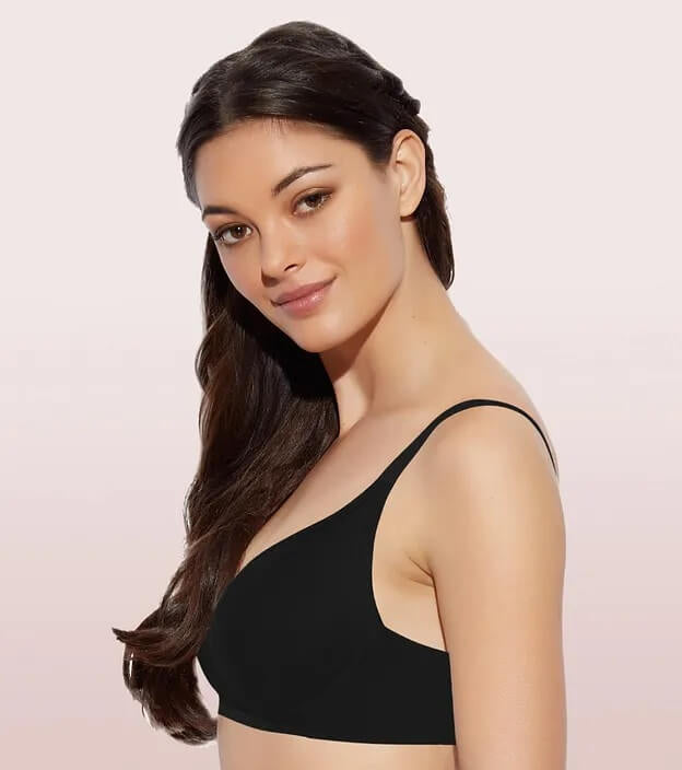 Enamor Black Padded Bra #A039