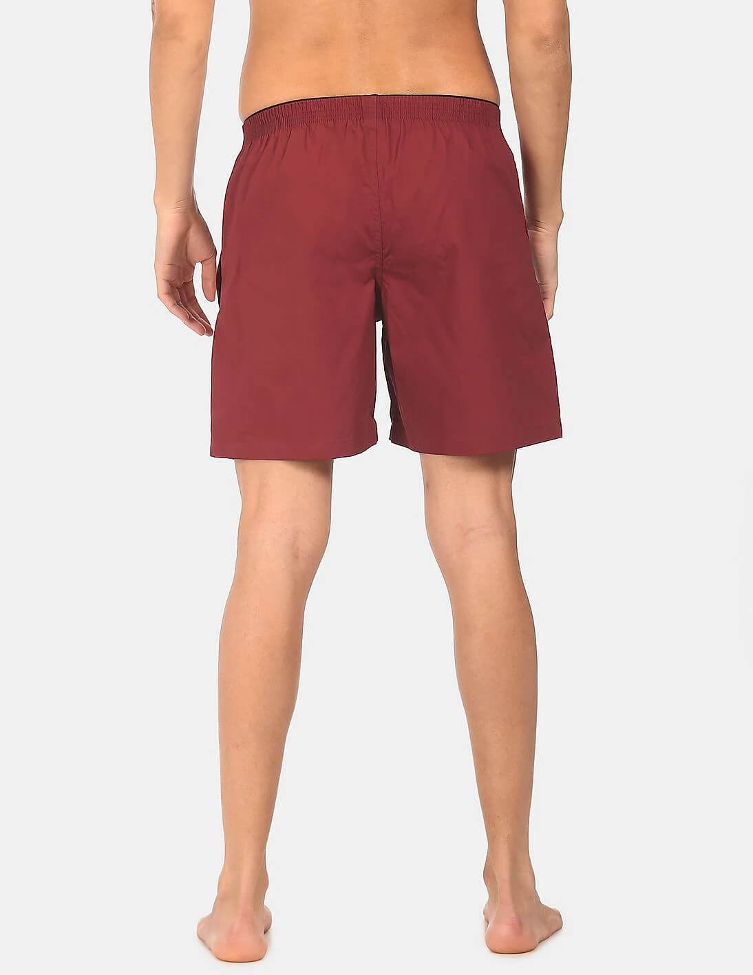 U S Polo Assn Maroon Cotton Boxer for Men #I108