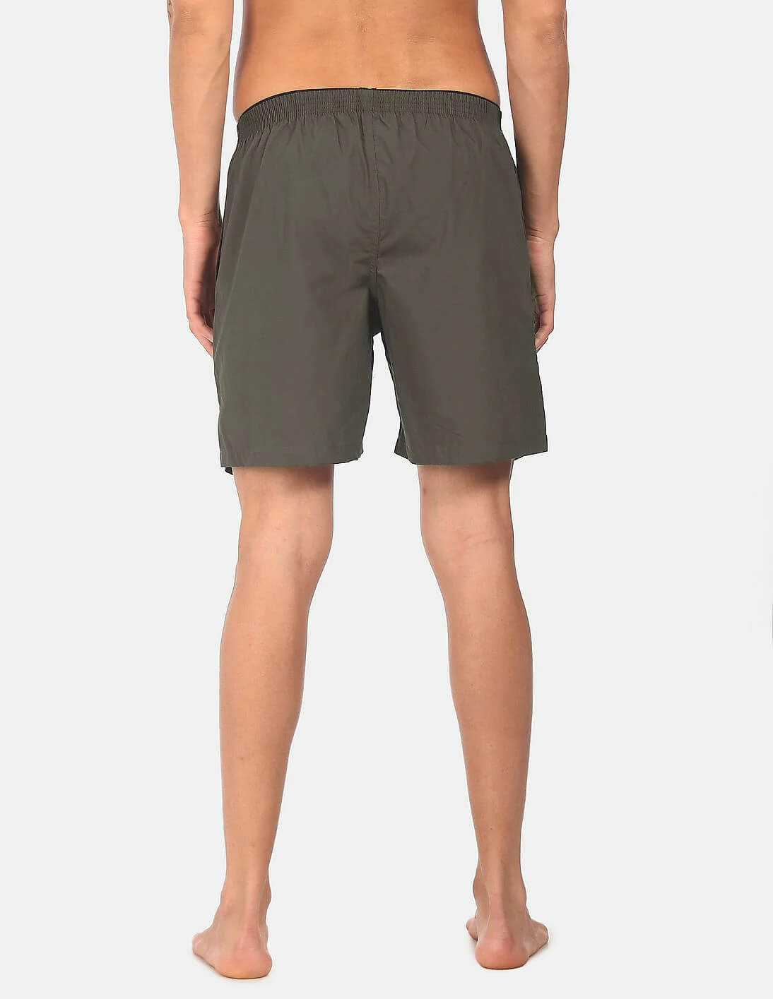 U S Polo Assn Olive Cotton Boxer for Men #I108