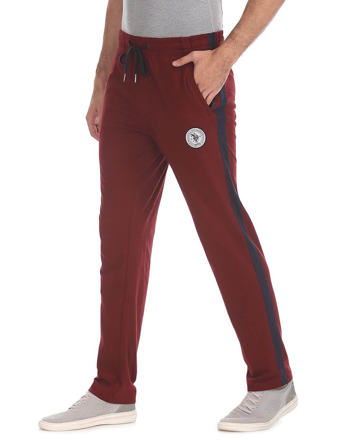 U S Polo Assn Red Track Pant #I669