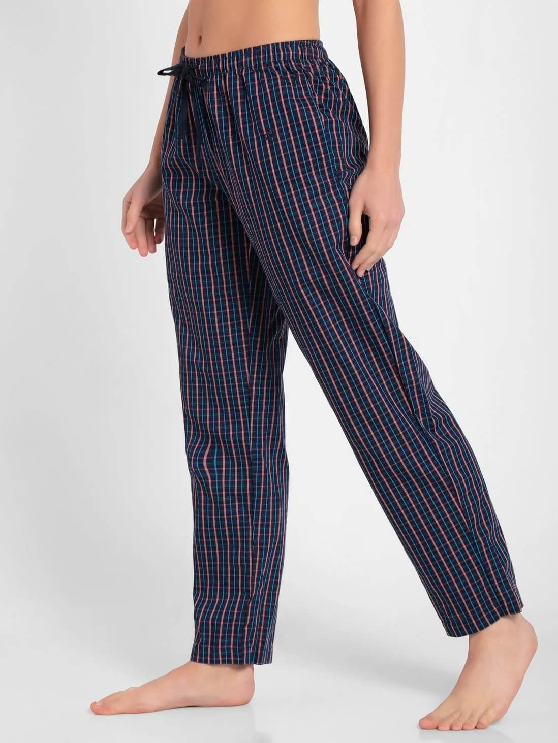 Jockey Navy Assorted Pyjama for Women #RX06