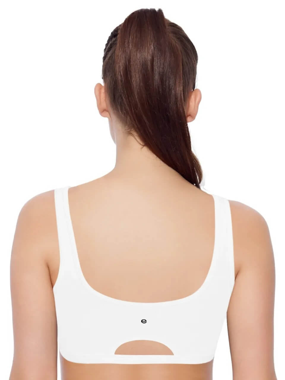 Enamor White Low Impact Sports Bra #SB06