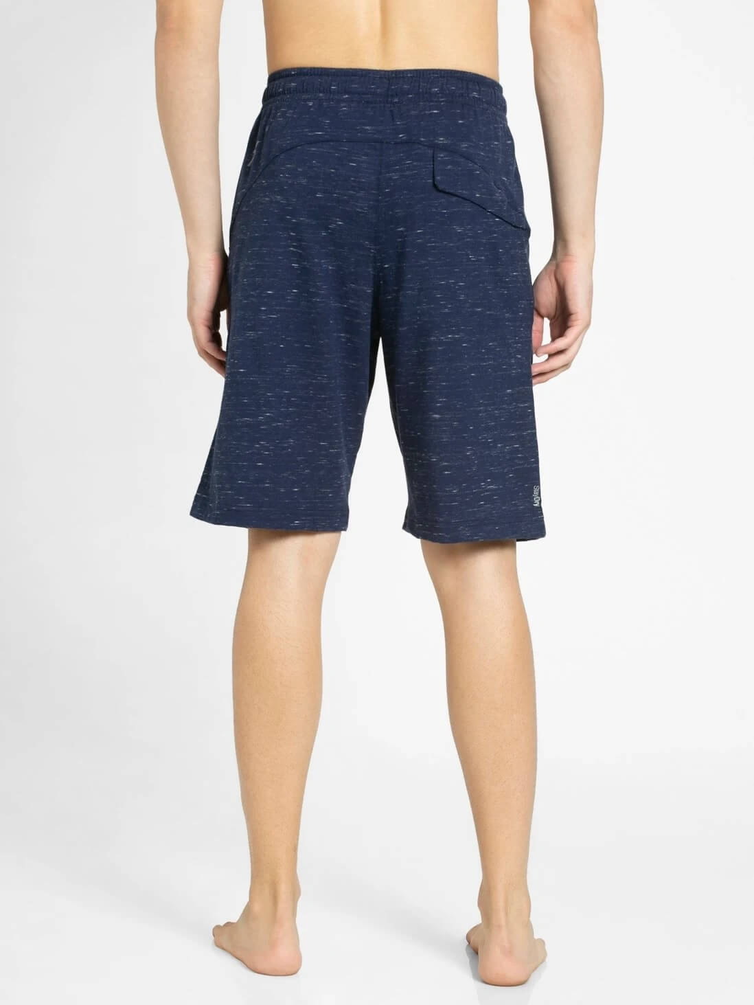 jockey sp26 navy snow melange back