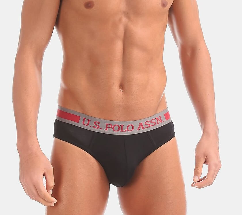 Buy U S Polo Assn Black Brief for Men #I100 Online - Route2Fashion