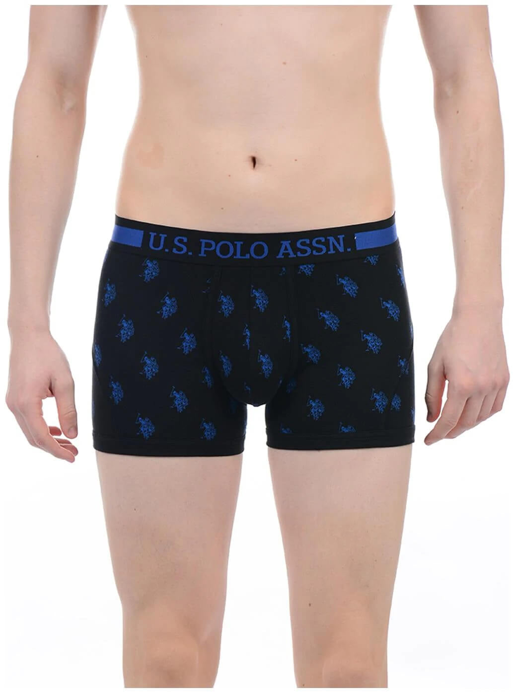 U S Polo Assn Black Printed Trunk for Men #I112