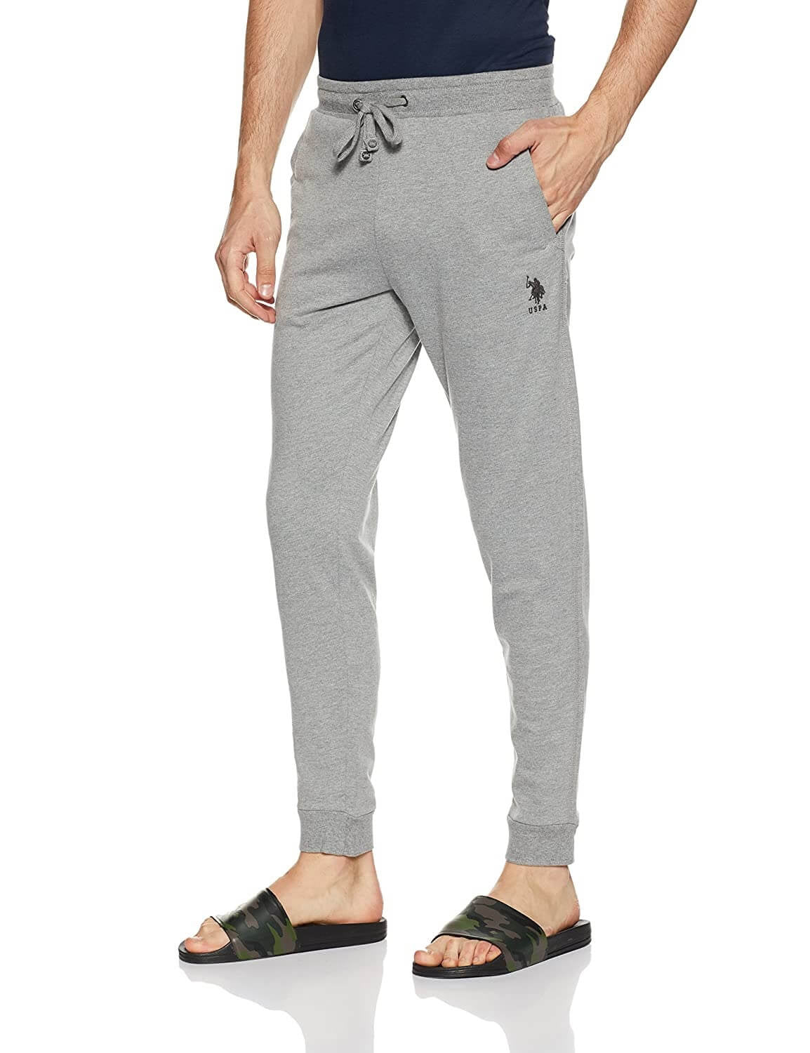 U S Polo Assn Grey Jogger Pant for Men #I604