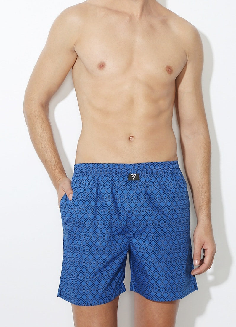 JOCKEY Printed Men Blue Boxer Shorts - Buy JOCKEY Printed Men Blue Boxer  Shorts Online at Best Prices in India