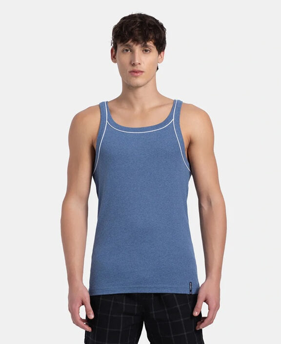 Jockey Light Denim USA Originals Vest #US54