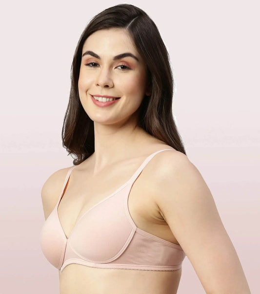 Buy Enamor Women's Contour Synthetic High Impected Padded Wire