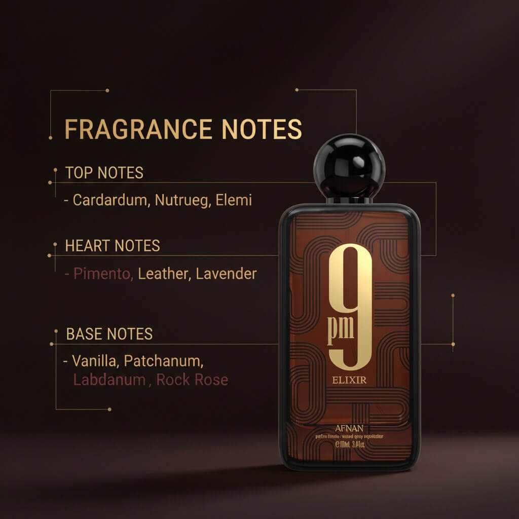 Afnan 9pm Elixir for Women and Men 80ml EDP [PARTIAL]