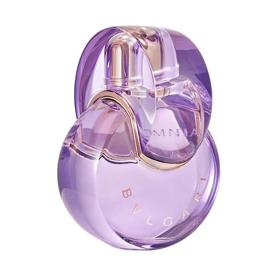 Bulgari Omnia perfume bottle on a white background