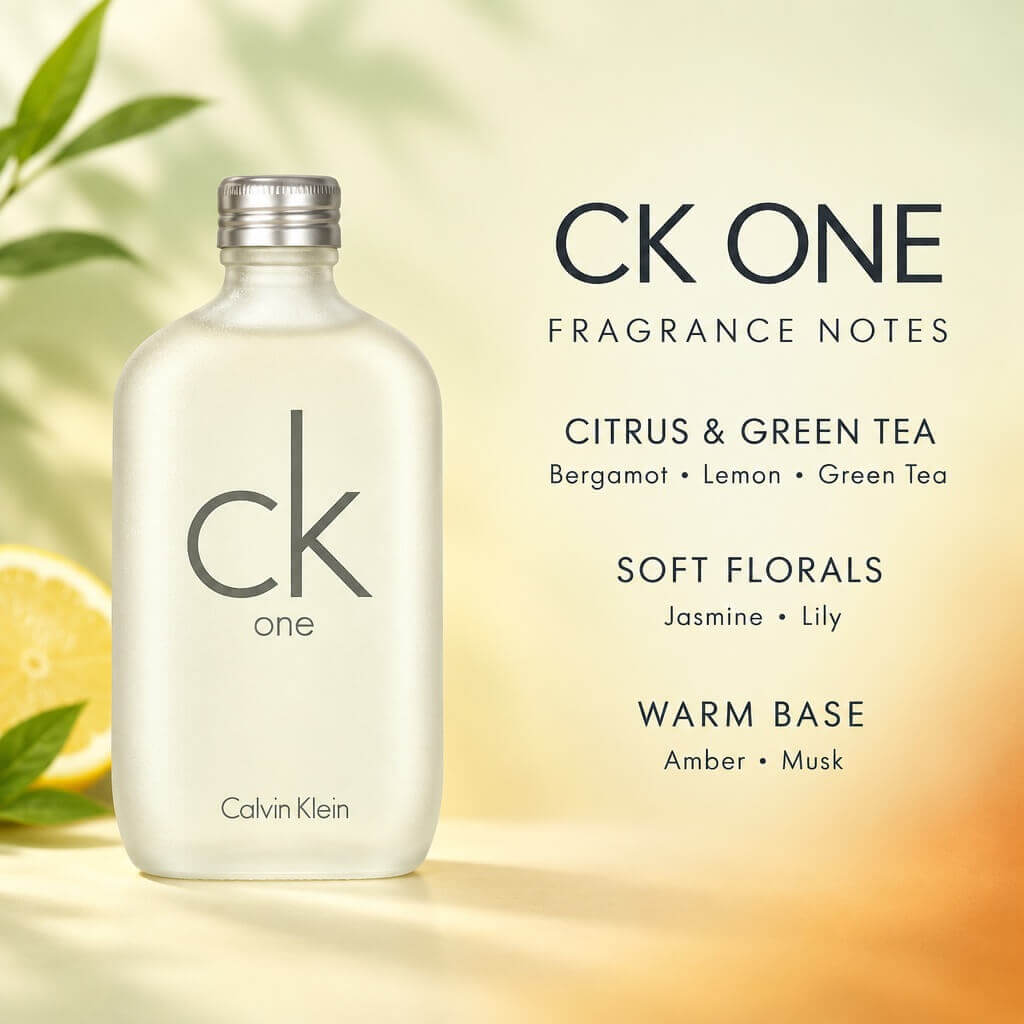 Calvin Klein One 3 Pc Giftset for Women & Men EDT