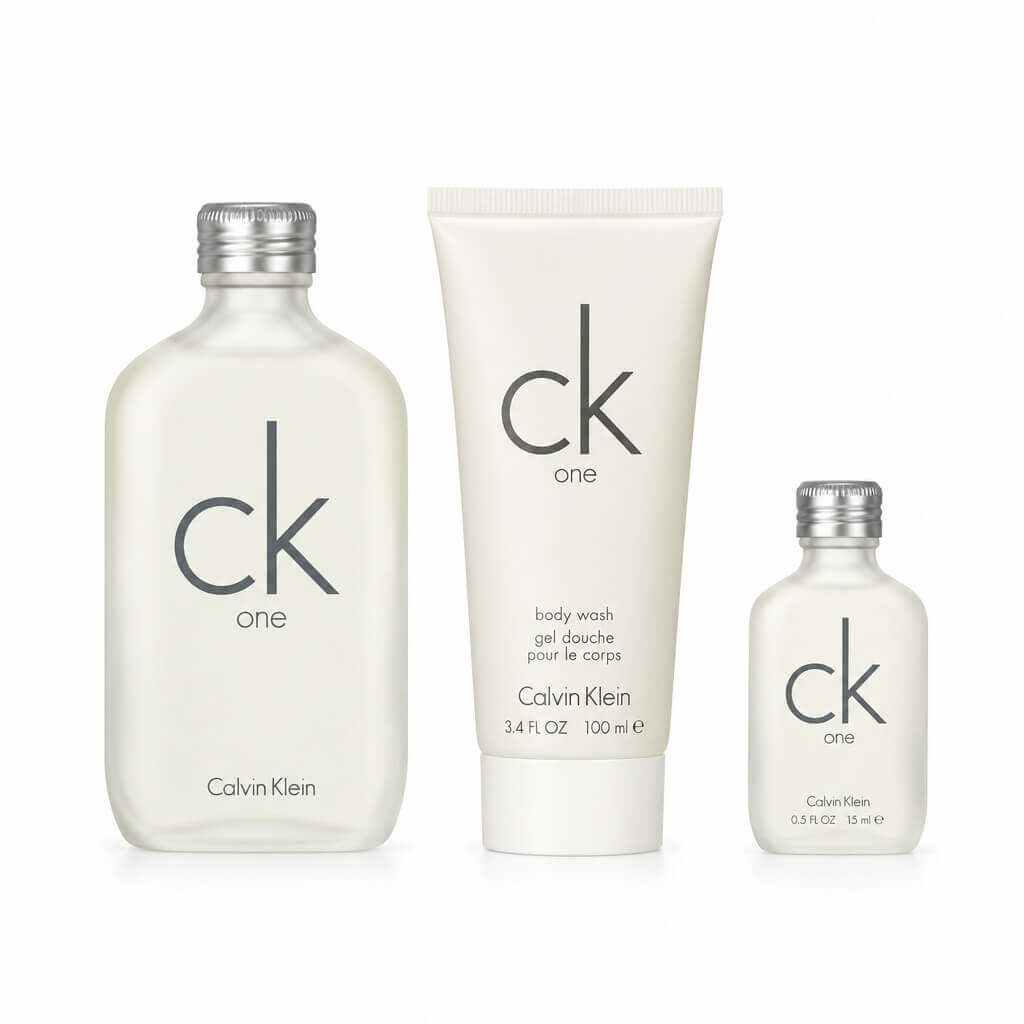 Calvin Klein One 3 Pc Giftset for Women & Men EDT