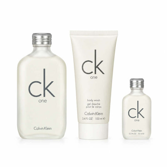 Calvin Klein One 3 Pc Giftset for Women & Men EDT