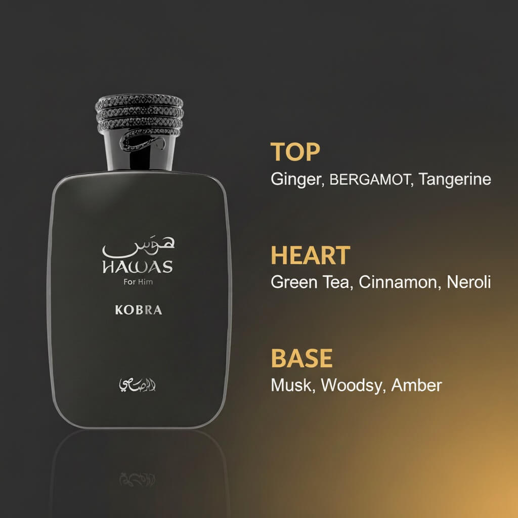 Rasasi Hawas Kobra for Men 100ml EDP