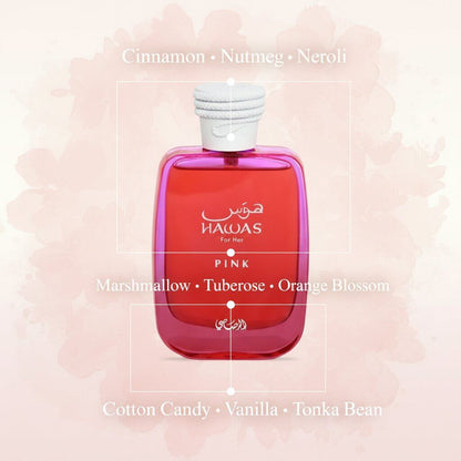 Rasasi Hawas Pink for Women 100ml EDP