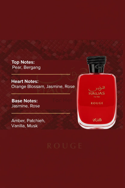 Rasasi Hawas Rouge for Women 100ml EDP