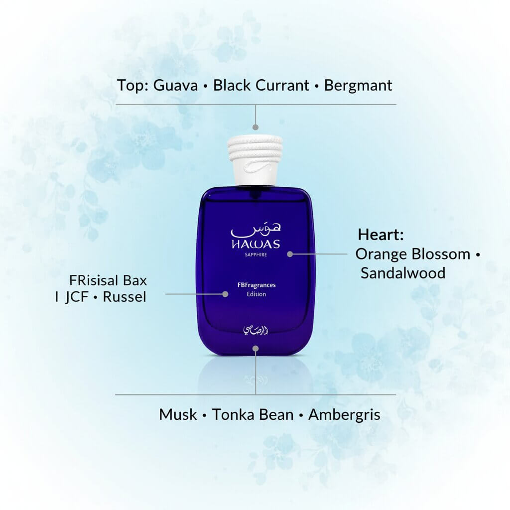 Rasasi Hawas Sapphire for Women & Men 100ml EDP
