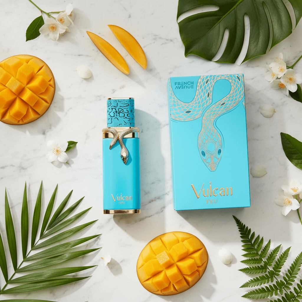 French Avenue Vulcan Feu lifestyle flat lay