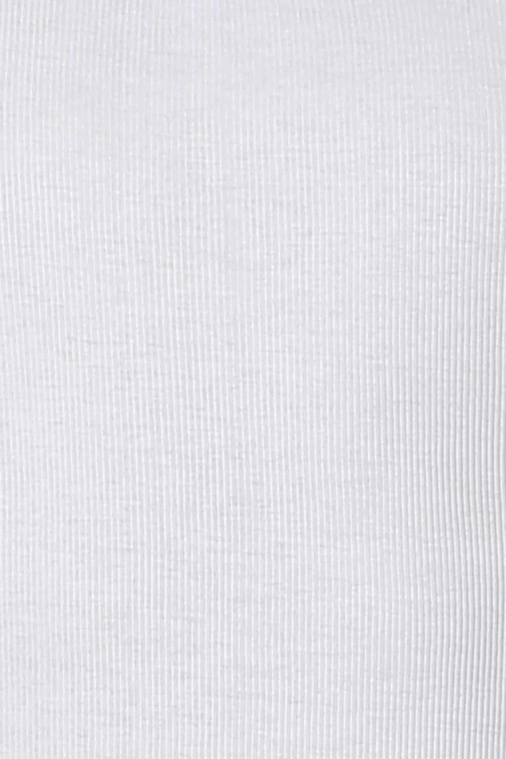 Van Heusen White Ribbed Undershirt for Men #10073 [Pack of 2]